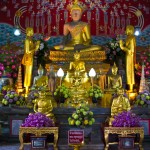Buddhaschrein im Wat Yai Chai Mongkhon Buddhaschrein im Wat Yai Chai Mongkhon