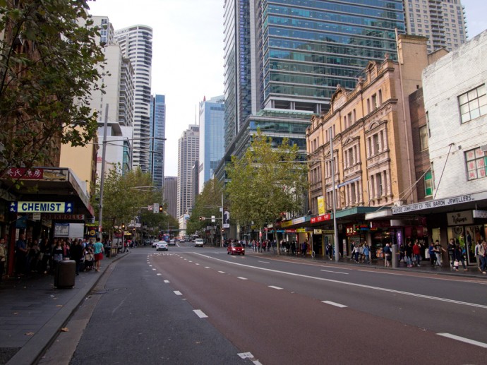 George Street in Sydneys Central Business District