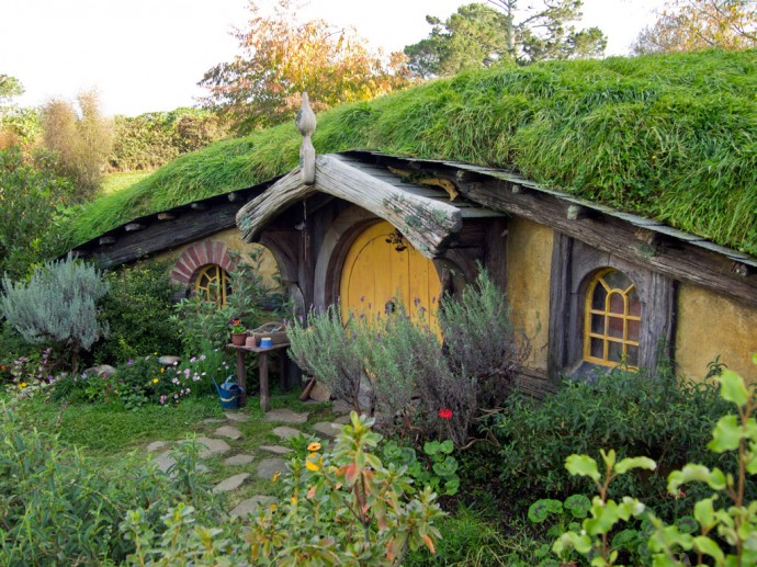Hobbit-Haus in Neuseeland