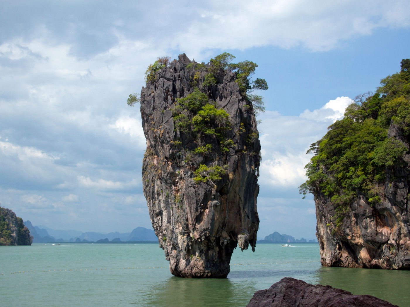 James Bond Island und der Felsen, Phuket, Thailand