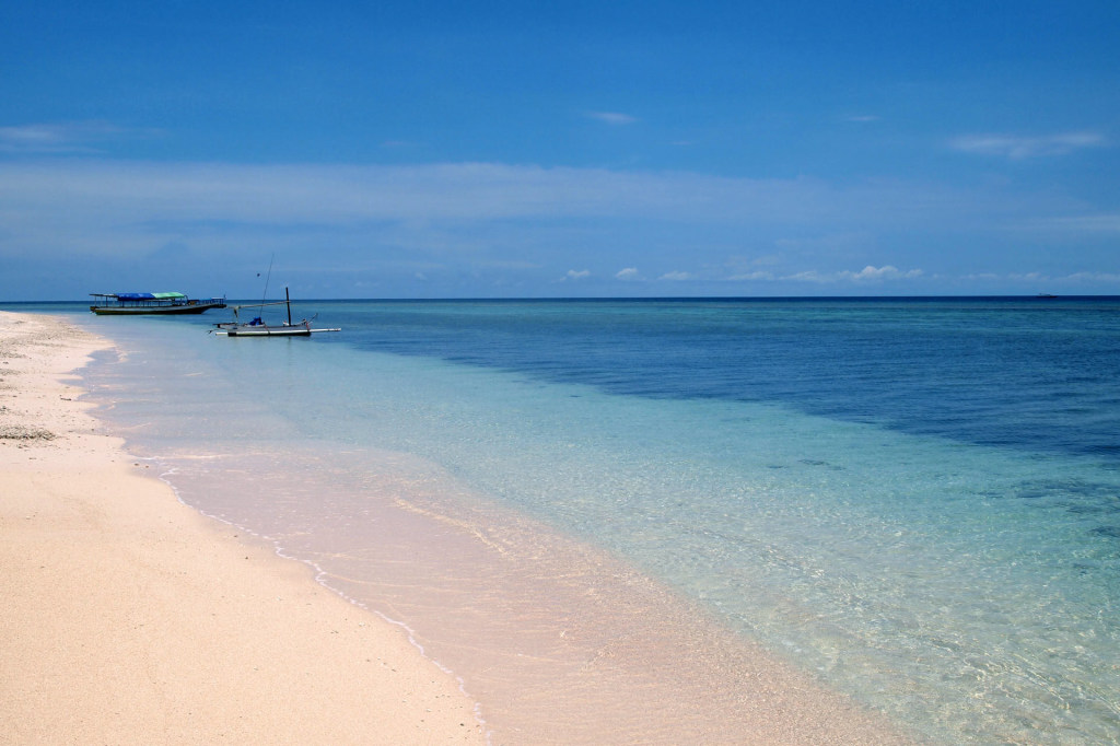 Strand auf Gili Meno, Indonesien