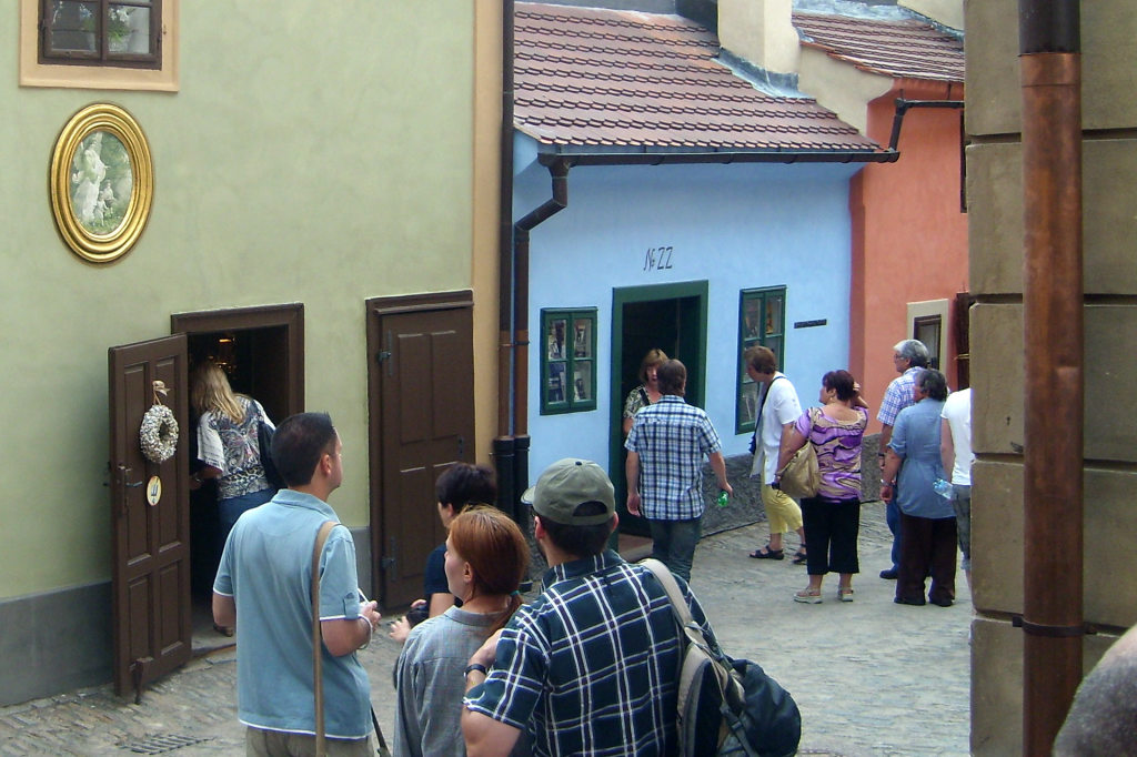 Das Haus von Franz Kafka im Goldenen Gässchen (Prag)