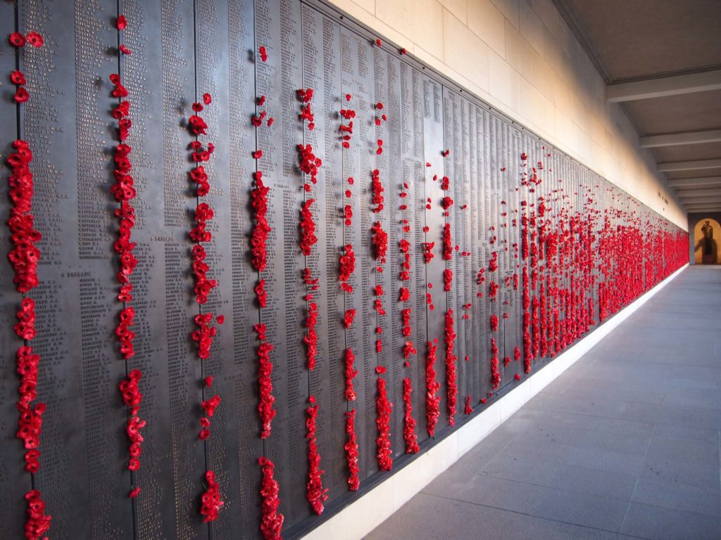 Inner area of the Australian War Memorial in Canberra
