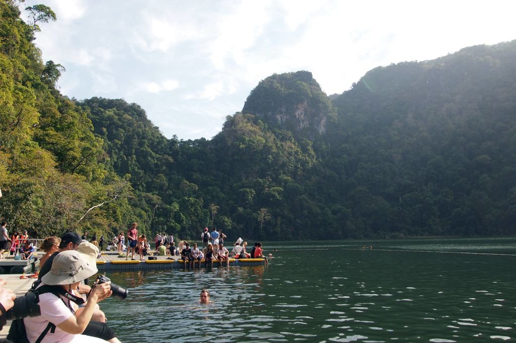 Freshwater lake on Pulau Dayang Bunting