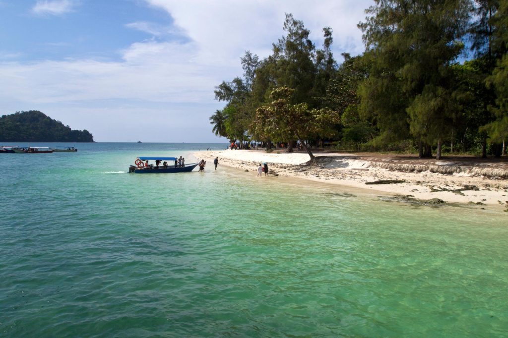 Beach on Pulau Beras Basah, Langkawi