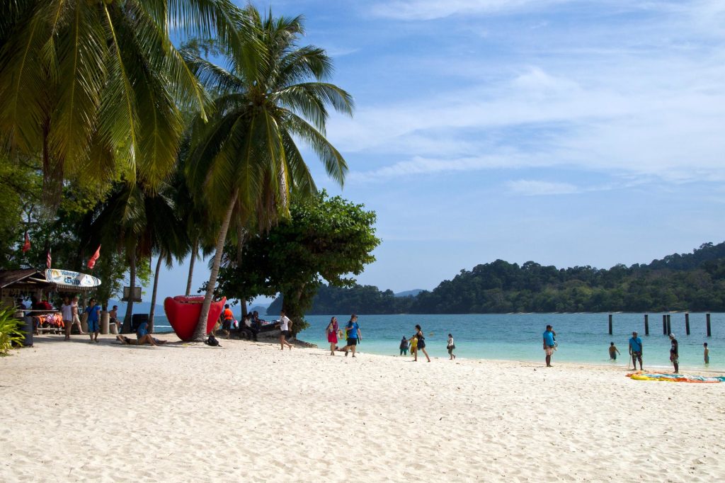 Beach on Pulau Beras Basah, Langkawi