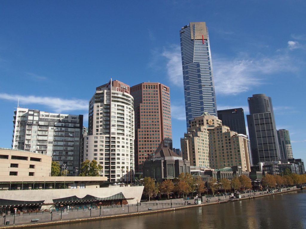 Melbourne's skyline at day