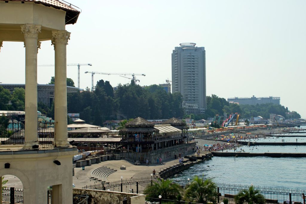 Der Hafen von Sotschi, Russland