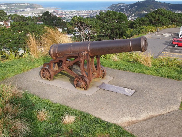 Kanone am Mount Victoria, Wellington