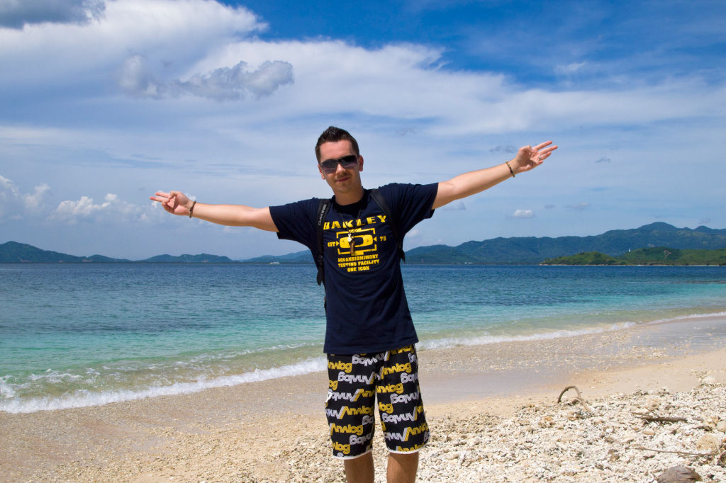 Marcel on Gili Nanggu, Lombok