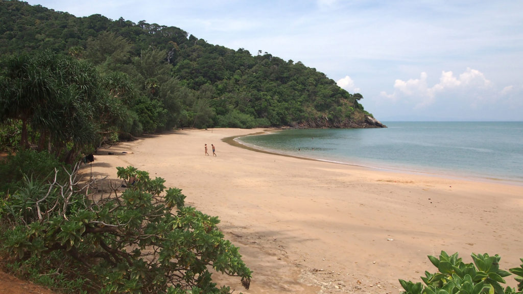 The beach of the Mu Koh Lanta National Park