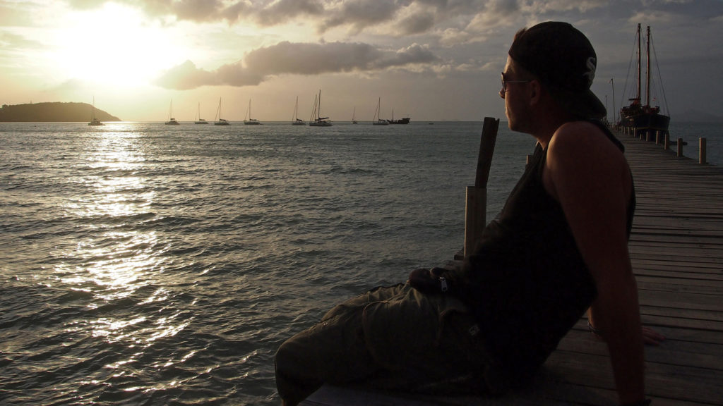 Tobi und der letzte Sonnenuntergang auf Koh Samui, Thailand