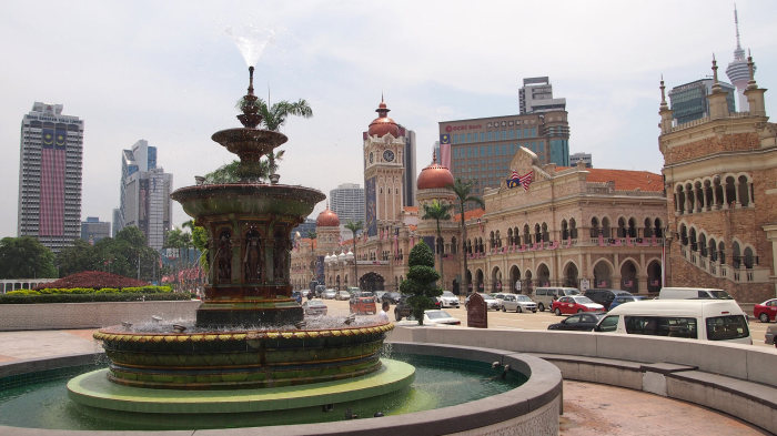 The Merdeka Square with the Sultan Abdul Samad Building, Kuala Lumpur, Malaysia