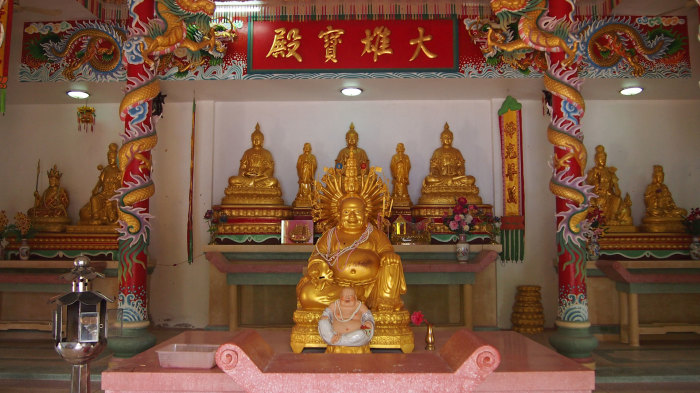 In the Chinese temple of Koh Phangan