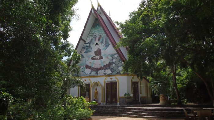 Prayer house of the monks in Wat Khao Tham, Koh Phangan