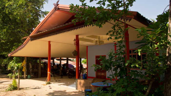 Meine Unterkunft in Baan Noam Jan, Mahasarakham, Isaan