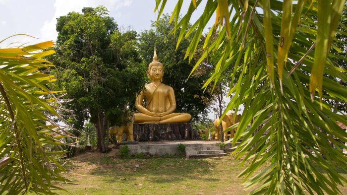 Buddha-Statue im Wat Pho Si Ban Jan