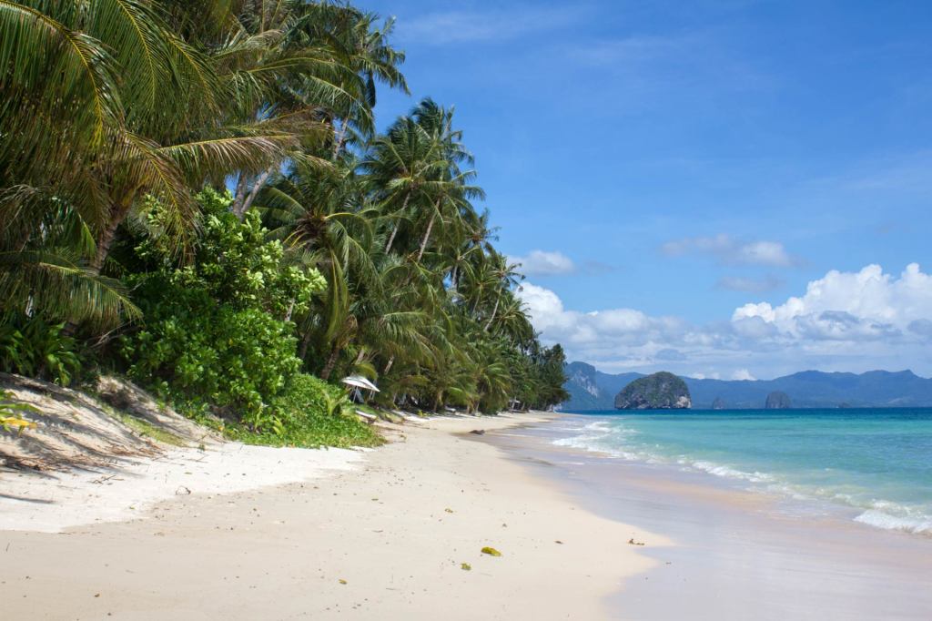 Luxus und Einsamkeit auf Pangulasian Island im Bacuit Bay