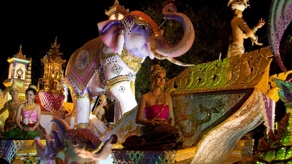 Parade an Loy Krathong, Chiang Mai