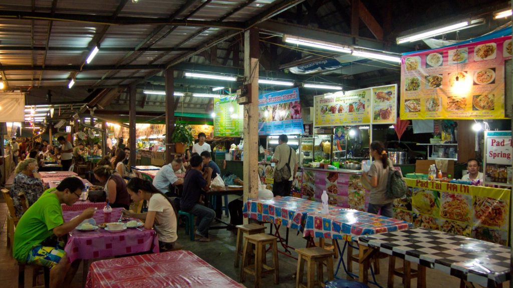 Einer der Nachtmärkte in Chiang Mai