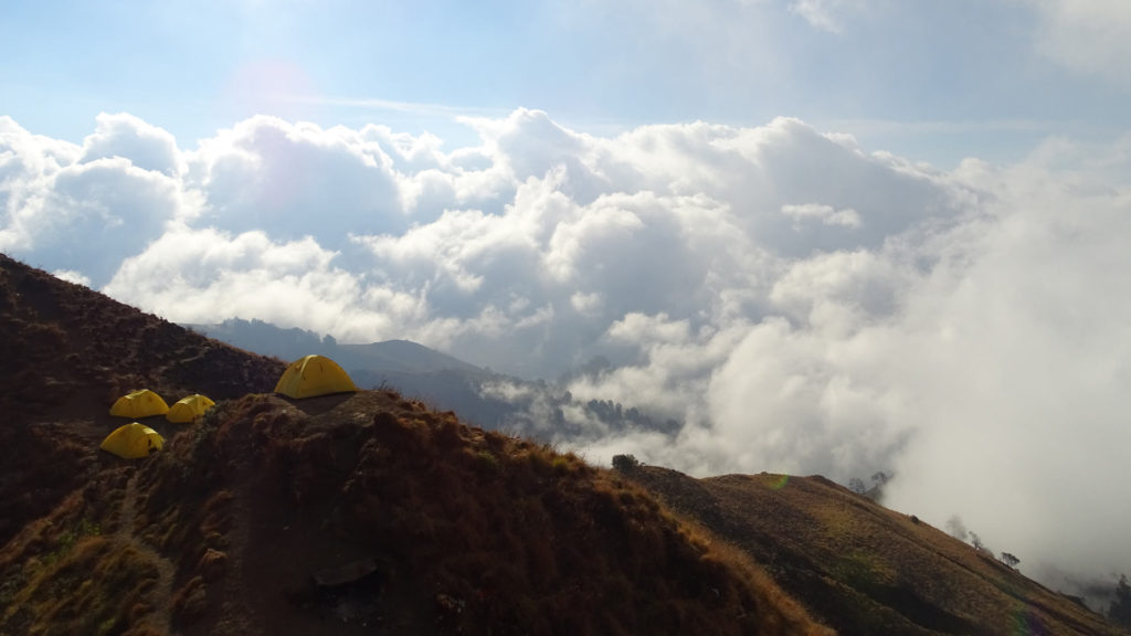 Basecamp am Mount Rinjani, Lombok