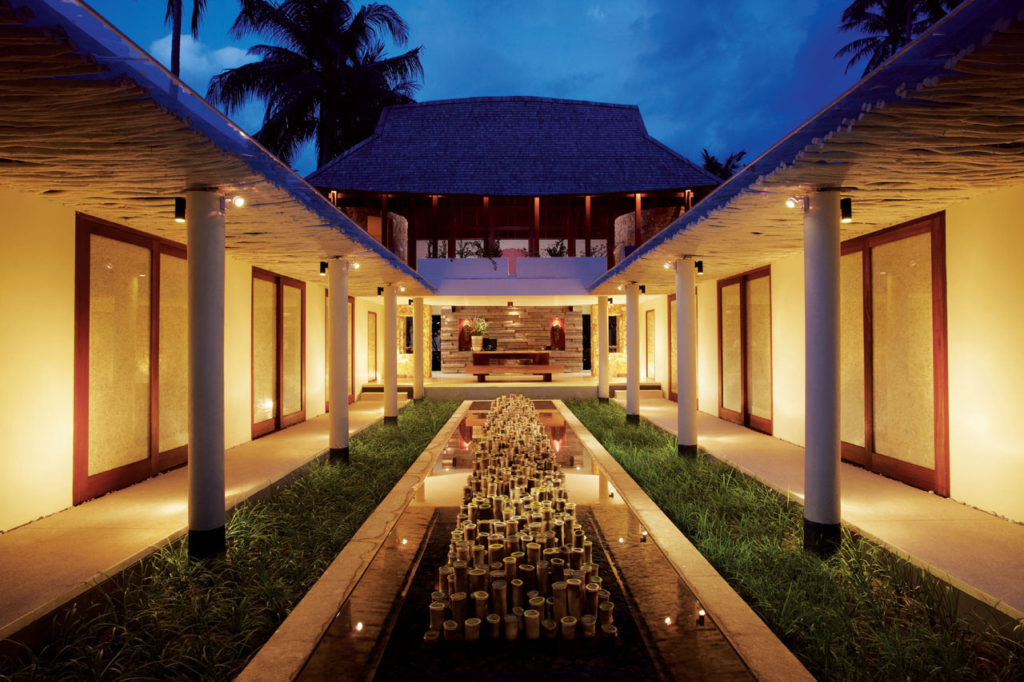 Inside of the Qamboja Spa at Qunci Villas, Lombok