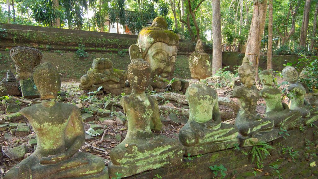 The Wat Umong in Chiang Mai