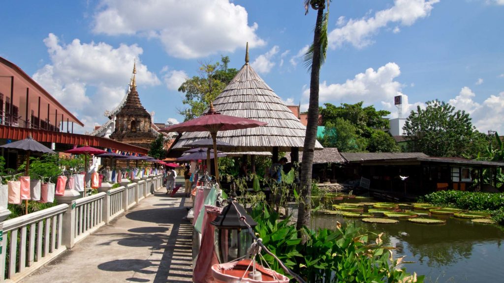 The Wat Jetlin in Chiang Mai