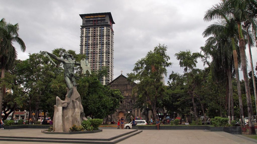 Plaza Rajah Sulayman in the district of Malate in Manila, Philippines