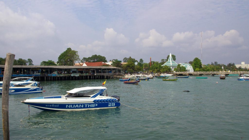 View from the pier on Rayong