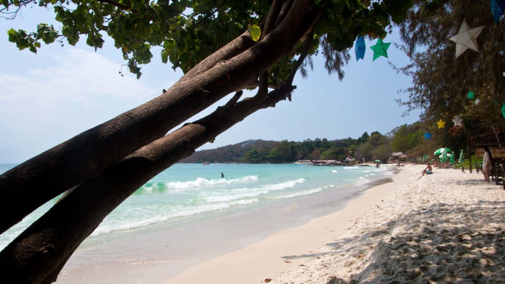 The Ao Hin Khok Beach on Koh Samet