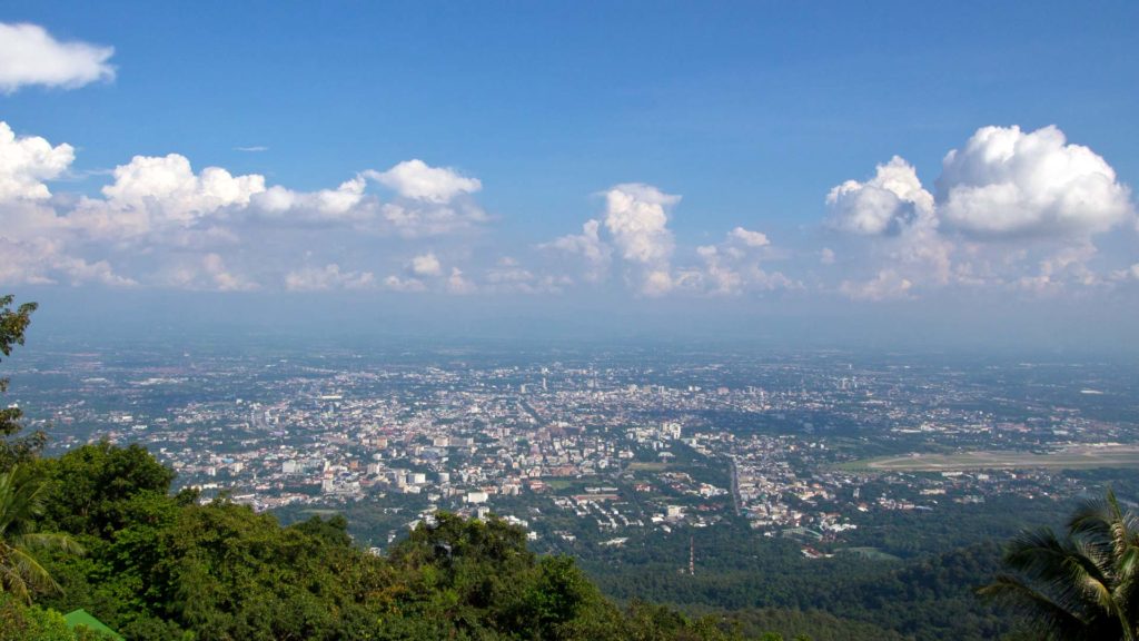 The view from the Wat Phra That Doi Suthep, Chiang Mai
