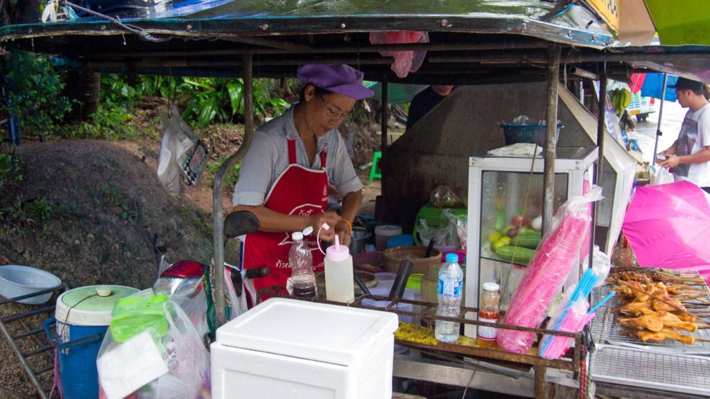 Isaan Food Stand in Ao Nang, Krabi