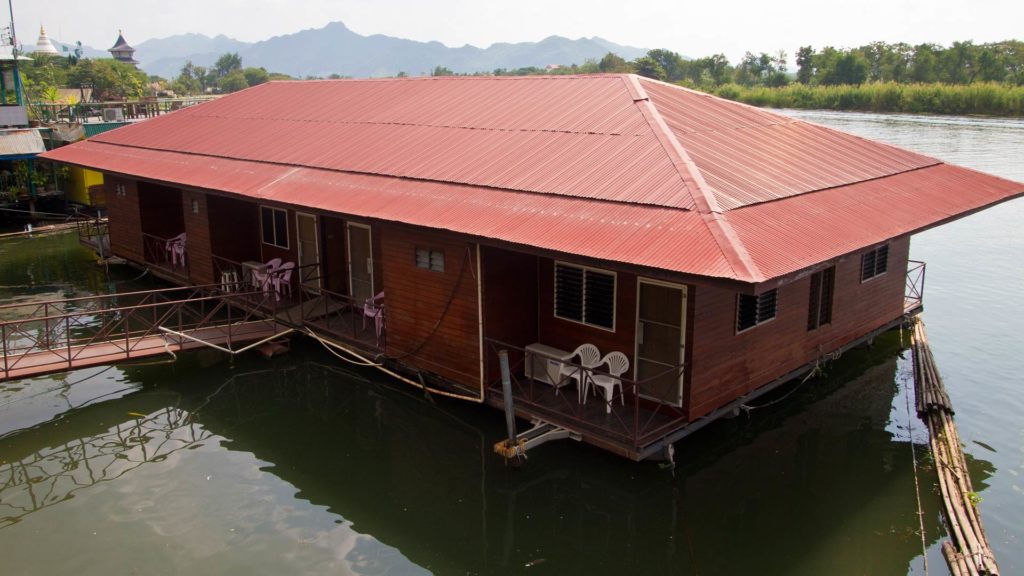 Hausboot in Kanchanaburi