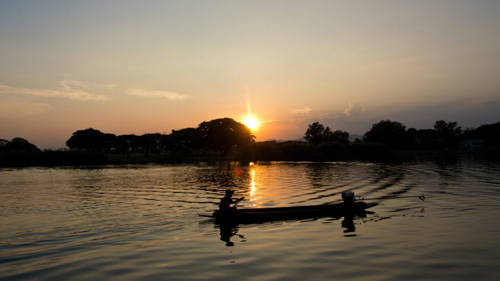 Sunset at the River Kwai