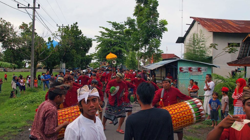 Gendang Beleq in the north of Lombok