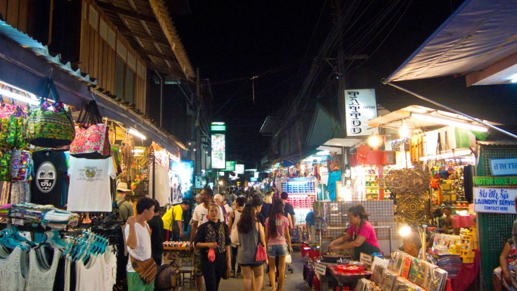 The Friday Walking Street inside the Fisherman's Village, Bophut, Koh Samui