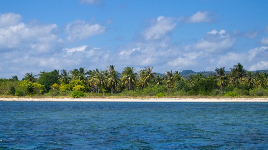 Lonely dream beach in Sekotong