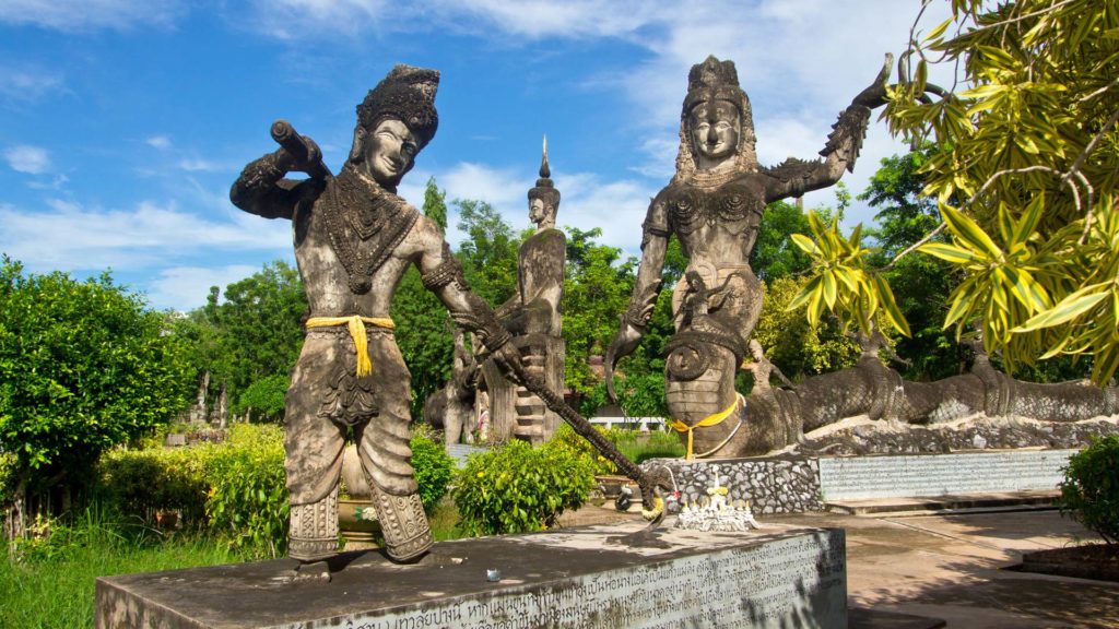 Statuen im Sala Kaew Ku Skulpturenpark, Nong Khai