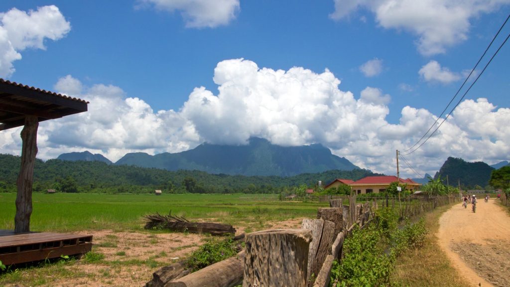 Berge in der Umgebung von Vang Vieng, Laos