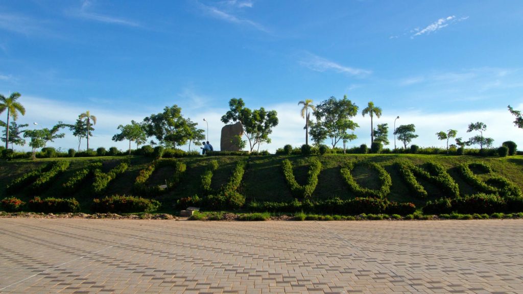 Der Anouvong Park am Mekong, Vientiane