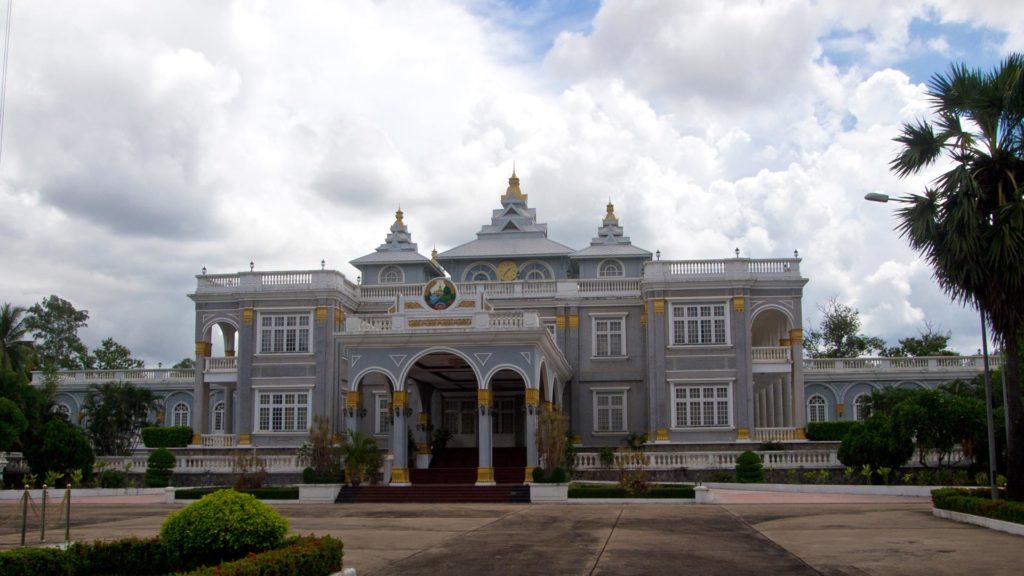 Der Präsidentenpalast in Vientiane, Laos