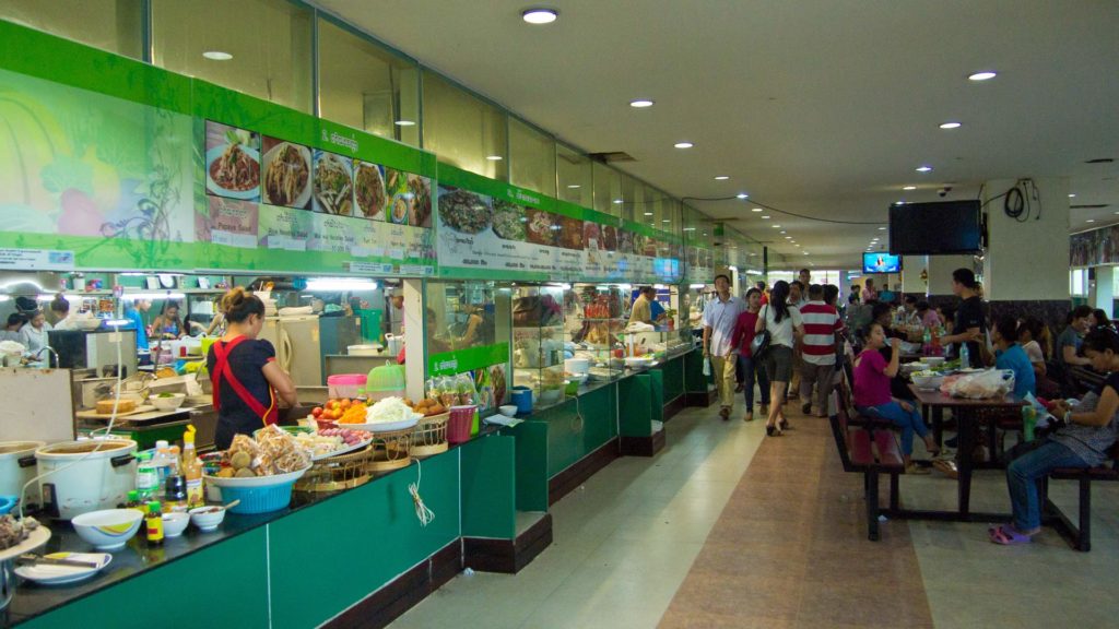 Der Foodpark in der Talat Sao Mall