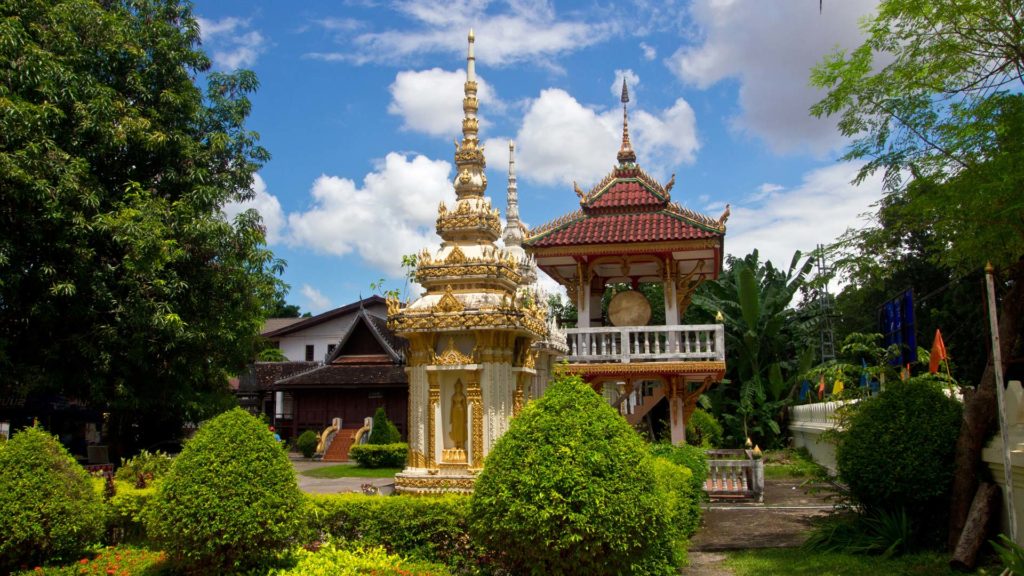 Außenansicht des Wat Si Saket, Vientiane