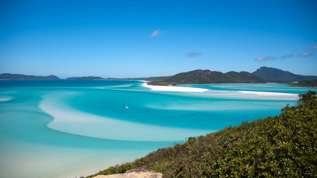 Die Whitsunday Islands, eine Inselgruppe an der Ostküste von Australien