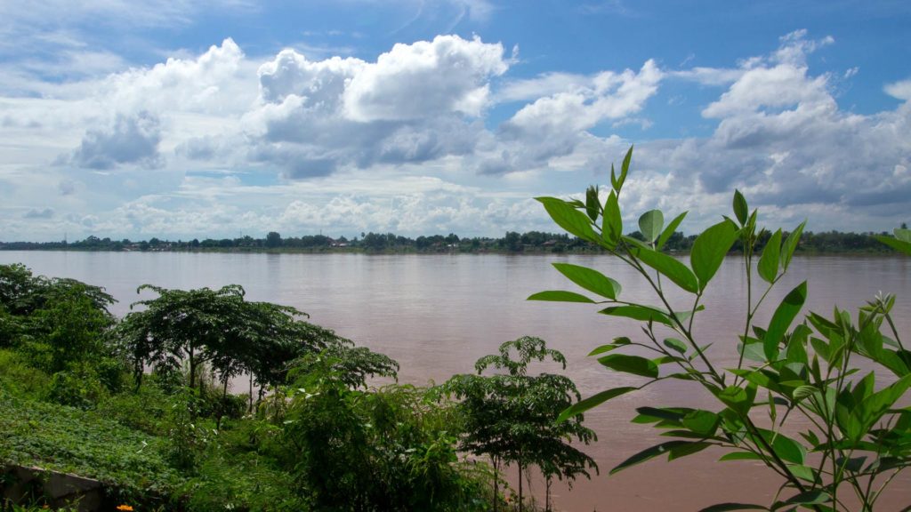 Blick über den Mekong nach Laos, Nong Khai
