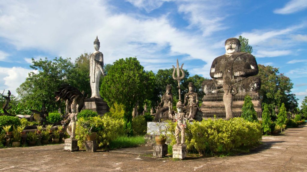 Der Sala Kaew Ku Skulpturenpark bei Nong Khai, Thailand