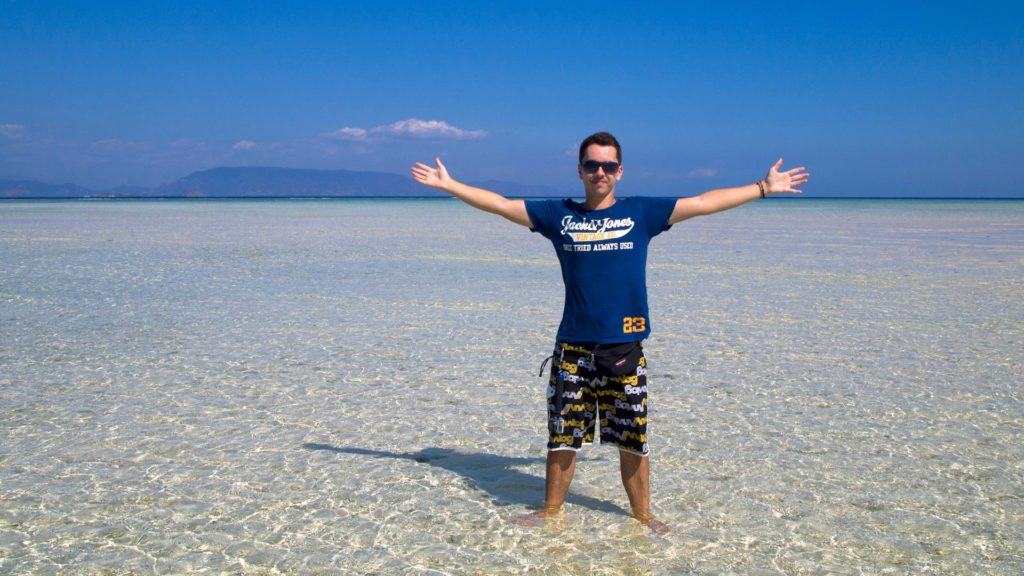 Marcel at Gili Kapal, East Lombok