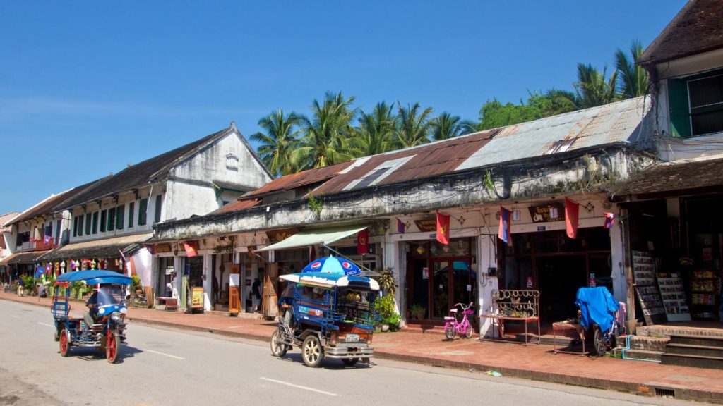 Spaziergang durch Luang Prabangs Altstadt, Laos