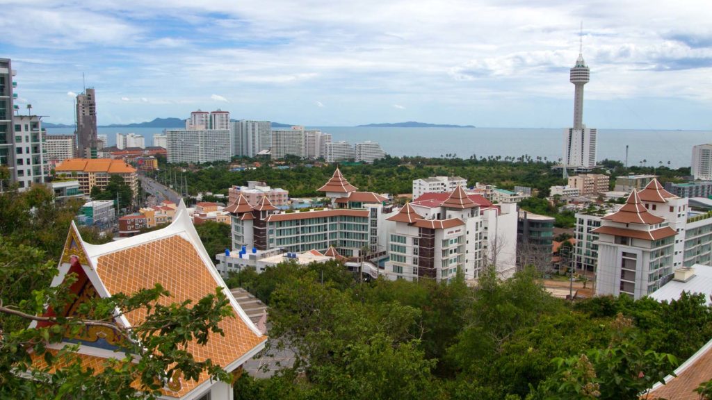 Aussicht auf Jomtien vom Big Buddha, Pattaya